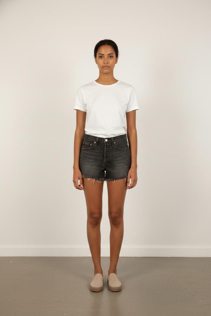 Short en Jean Noir - Taille M/38
