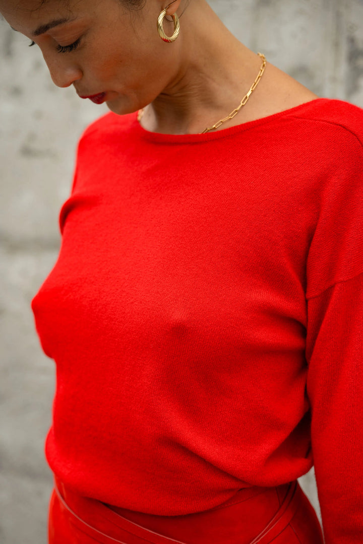 Pull en cachemire réversible - Taille M/38