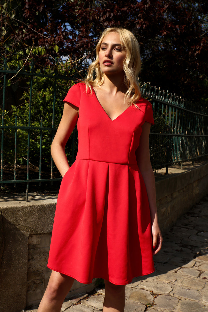 Robe Alana rouge - 44