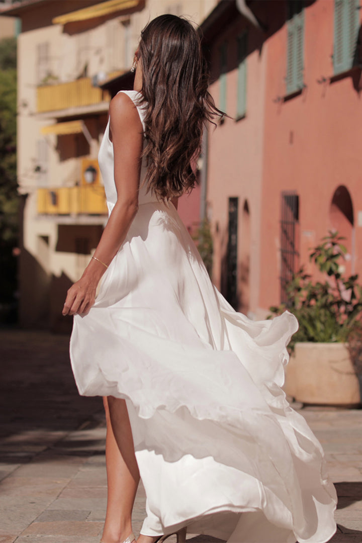 Robe De Mariée Blanche - Taille S/36
