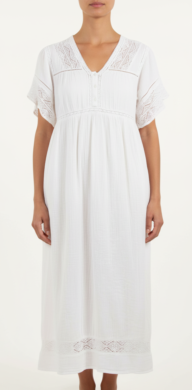 Robe Longue Blanche - Taille S/36