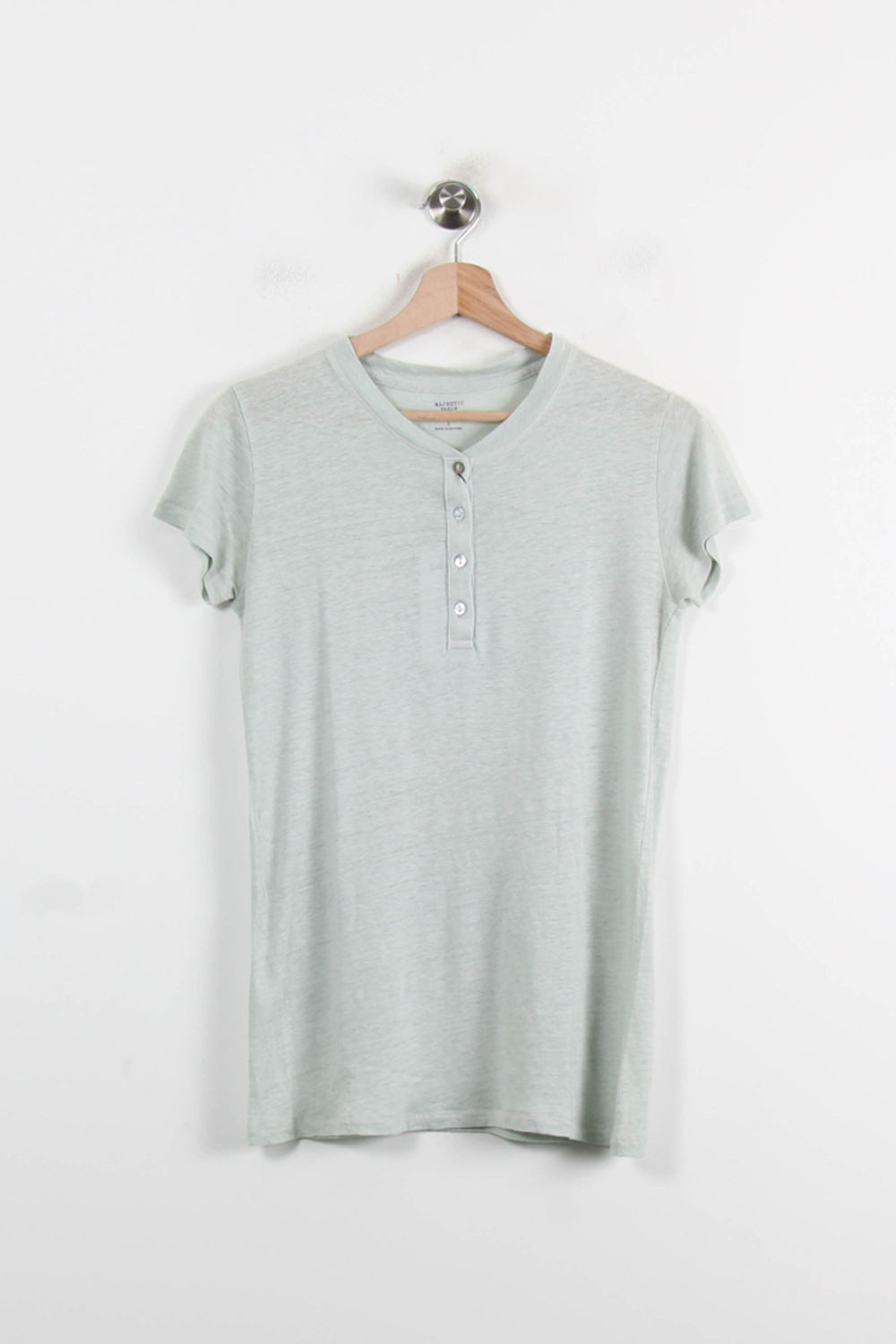 Tee-shirt Gris - Taille S/36 de la marque Majestic Filatures | SOIB0006 - Vendu par Paradigme - Image 2