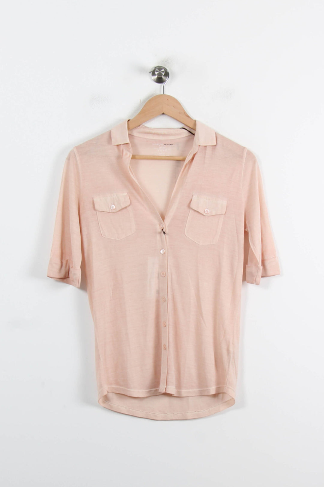 Chemise Rose - Taille S/36 de la marque Majestic Filatures | SOIB0007 - Vendu par Paradigme - Image 2