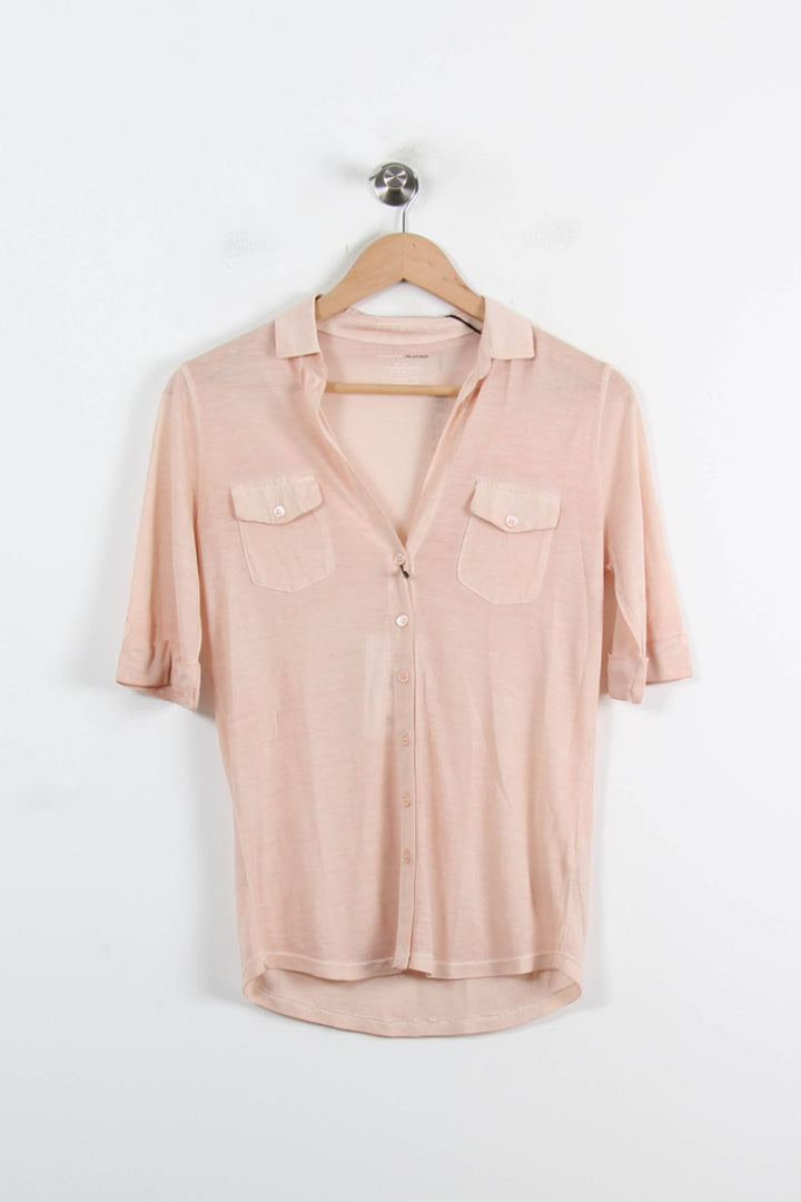 Chemise Rose - Taille S/36 de la marque Majestic Filatures | SOIB0007 - Vendu par Paradigme - Image 2