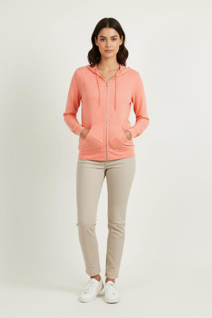 Sweat à Capuche Orange - Taille S/36 de la marque Majestic Filatures | SOIB0009 - Vendu par Paradigme - Image 1