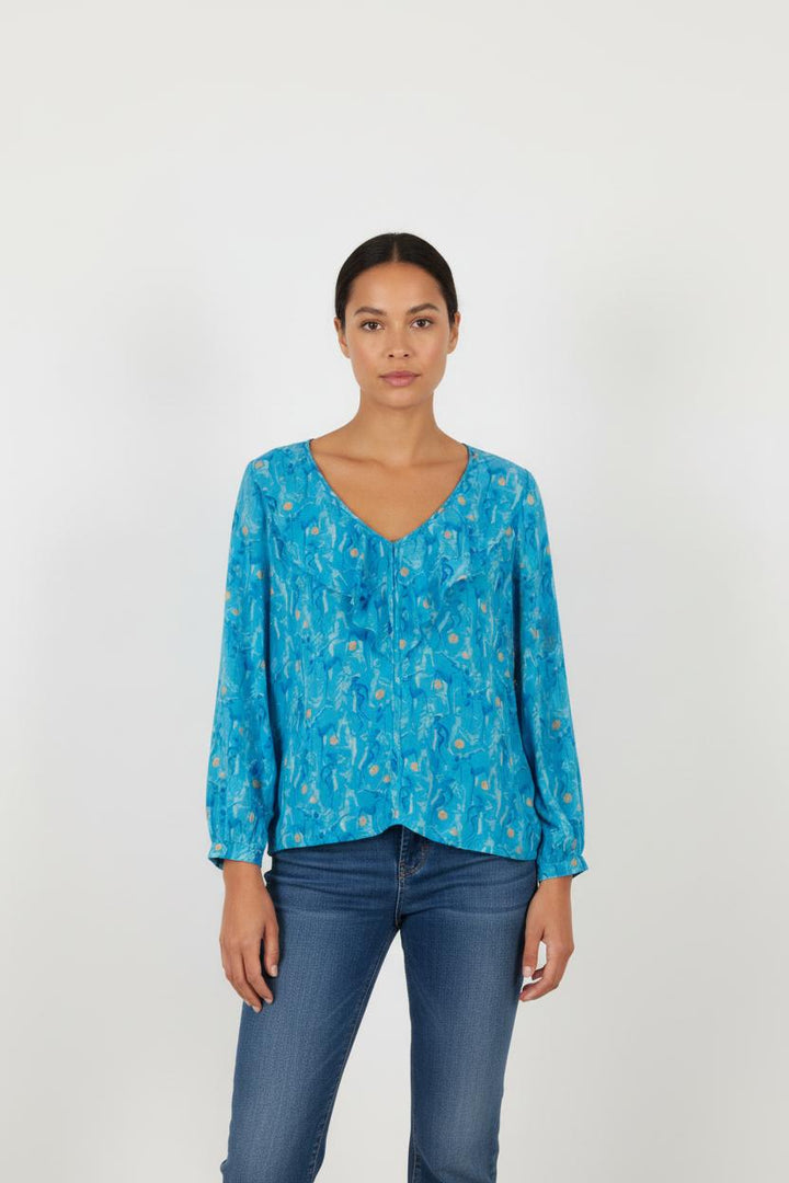 Blouse Bleue - Taille M/38