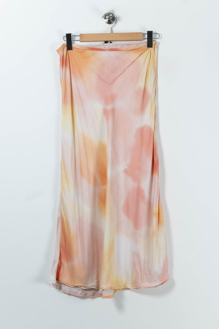 Jupe Midi Rose et Orange - Taille XL/42 de la marque Galeries Lafayette | SOIB0021 - Vendu par Paradigme - Image 2