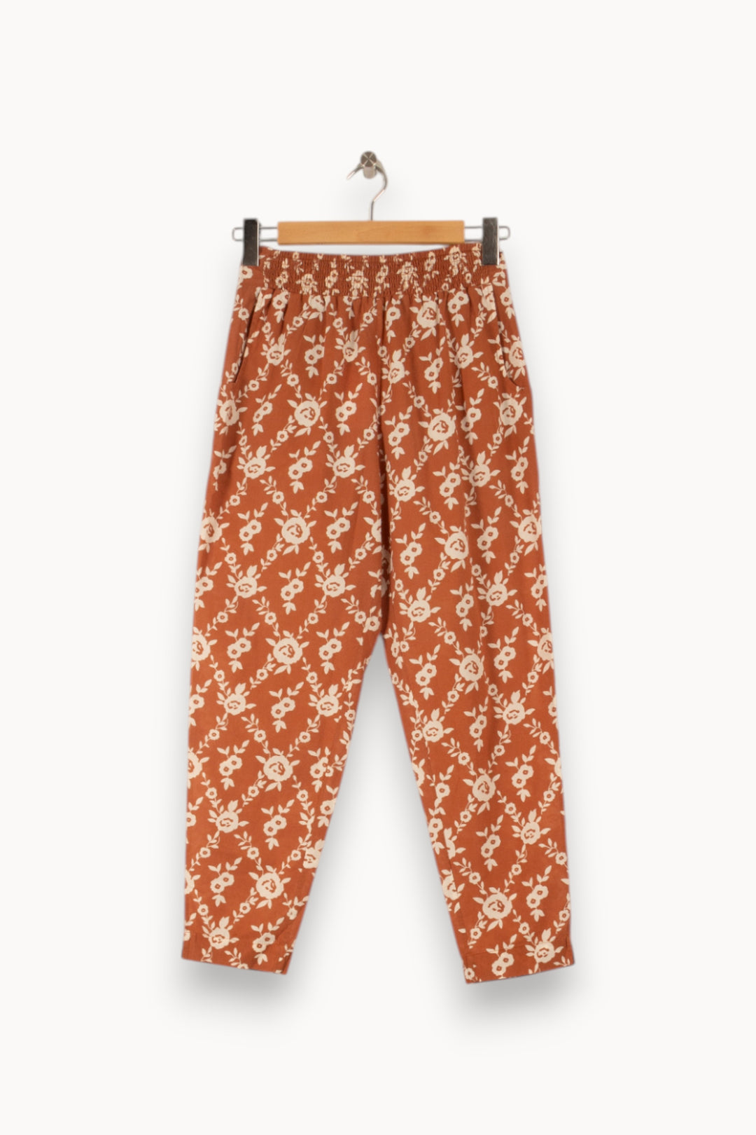 Pantalon Imprimé Marron et Blanc - Taille XS/34 de la marque Petite Mendigote | VP10 - Vendu par Paradigme - Image 2