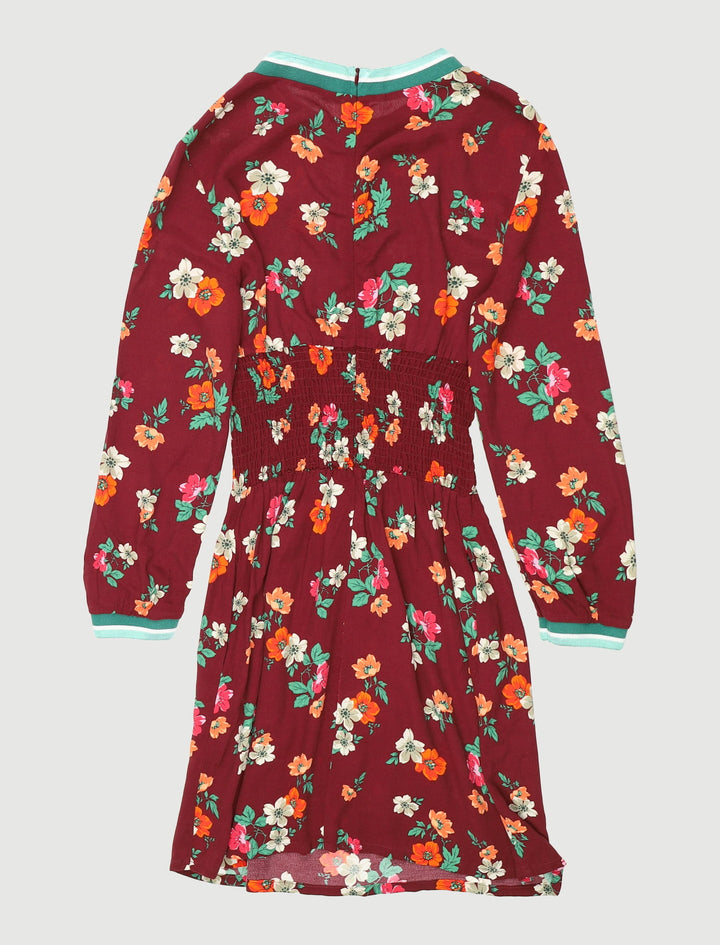 Robe Fluide À Imprimé Rétro - Taille M/38