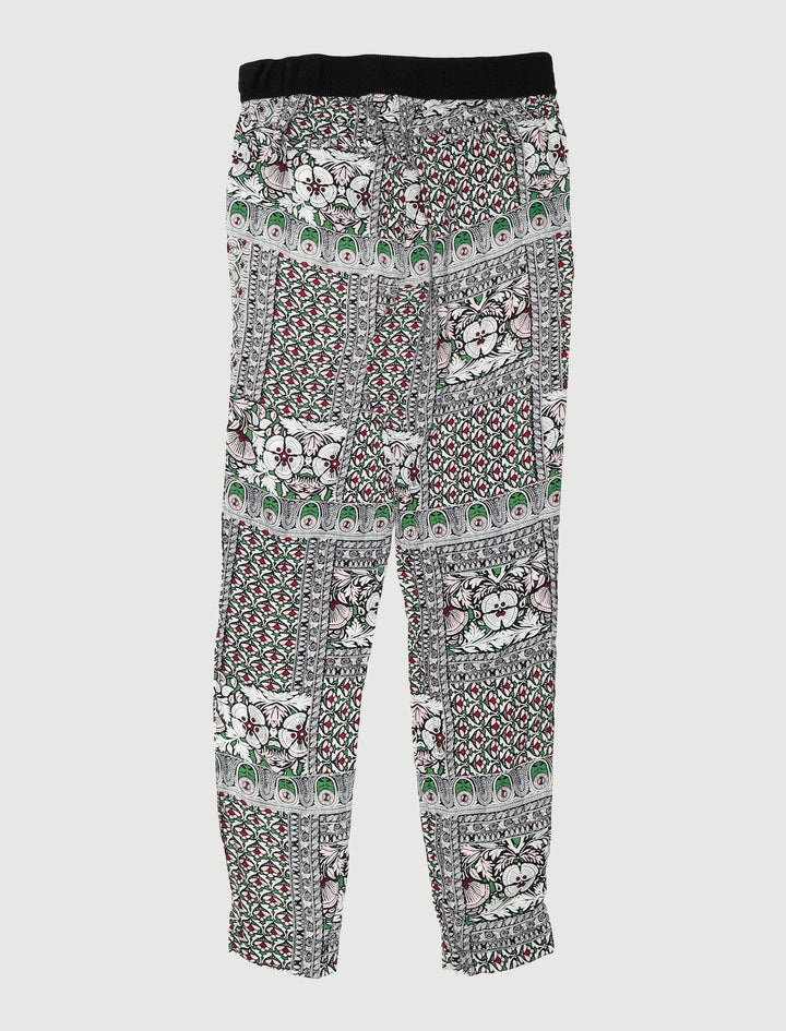 Pantalon Imprimé Avec Ceinture Élastique - Taille S/36