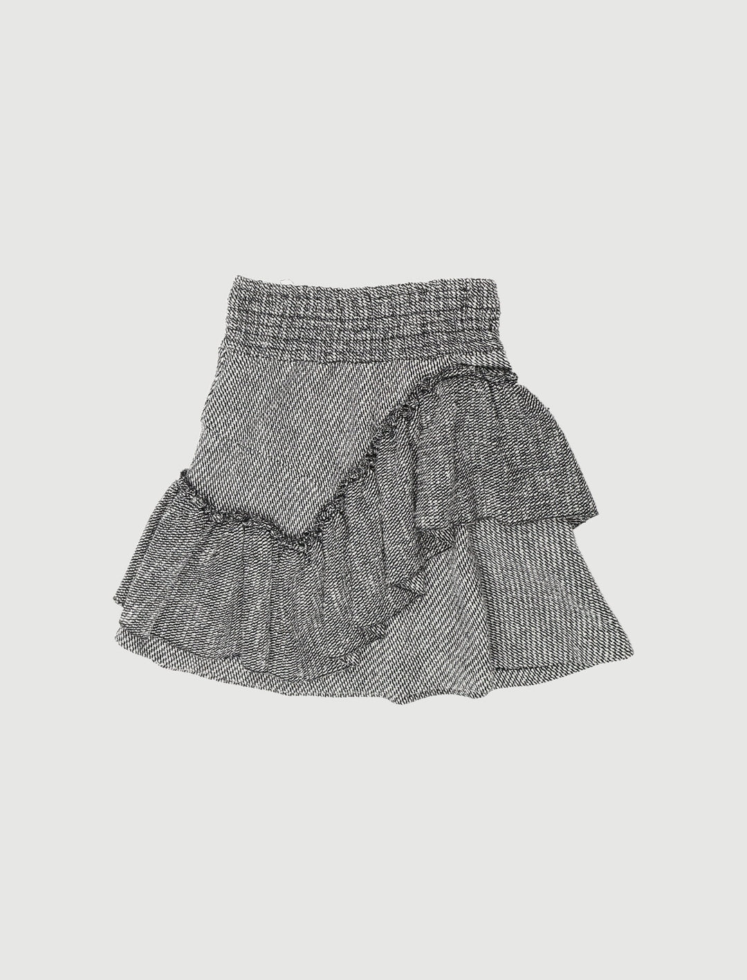 Jupe Jacquard Avec Volants - Taille L/40