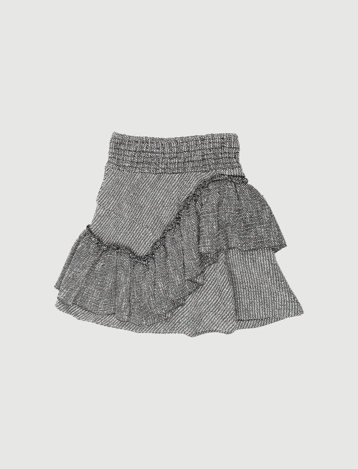 Jupe Jacquard Avec Volants - Taille L/40