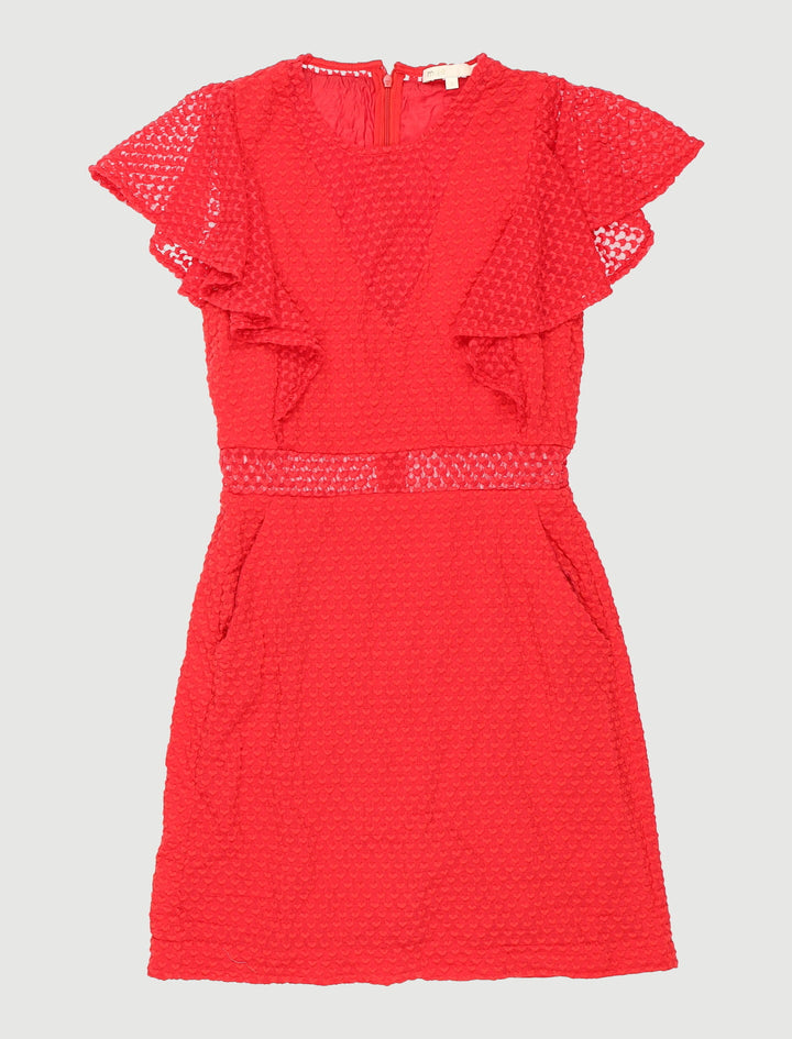 Robe Droite En Dentelle Fantaisie - Taille S/36