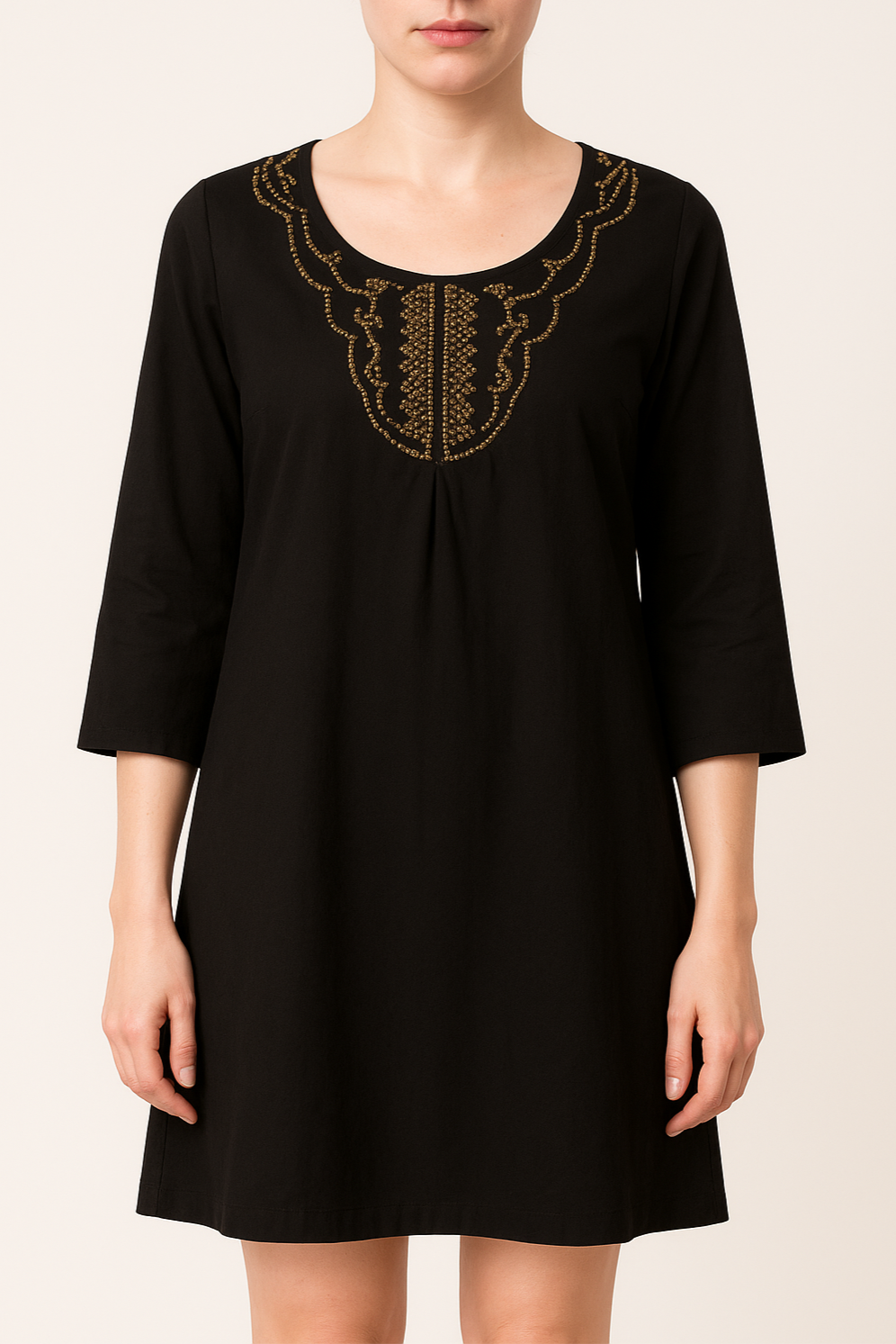 Robe noire avec détails - Taille S/36