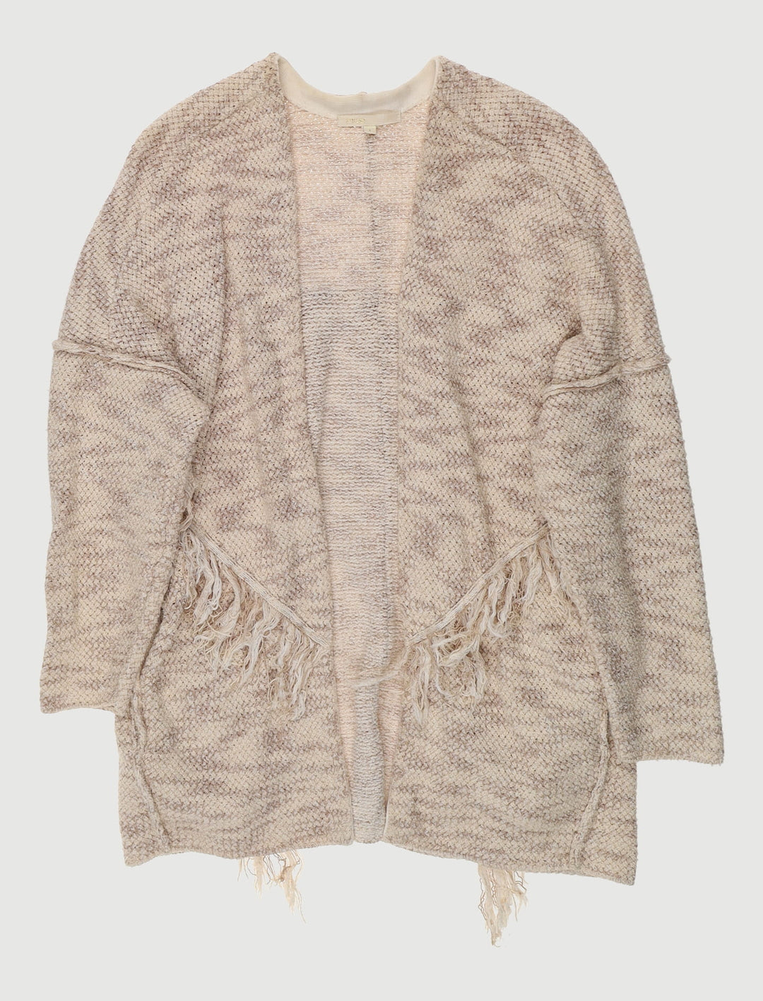 Cardigan Oversized En Maille Chinée - Taille S/36