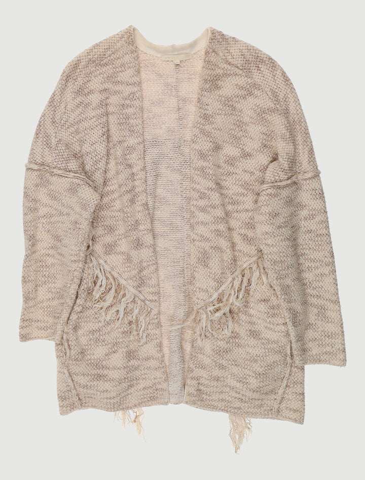 Cardigan Oversized En Maille Chinée - Taille S/36