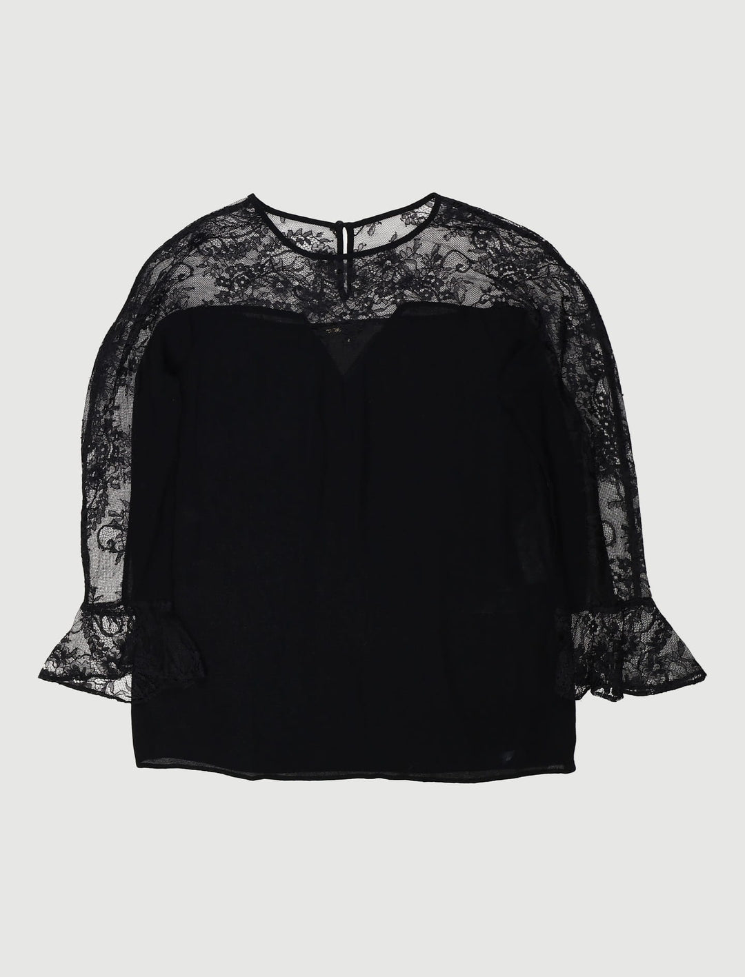 Top Fluide Avec Dentelle - Taille M/38