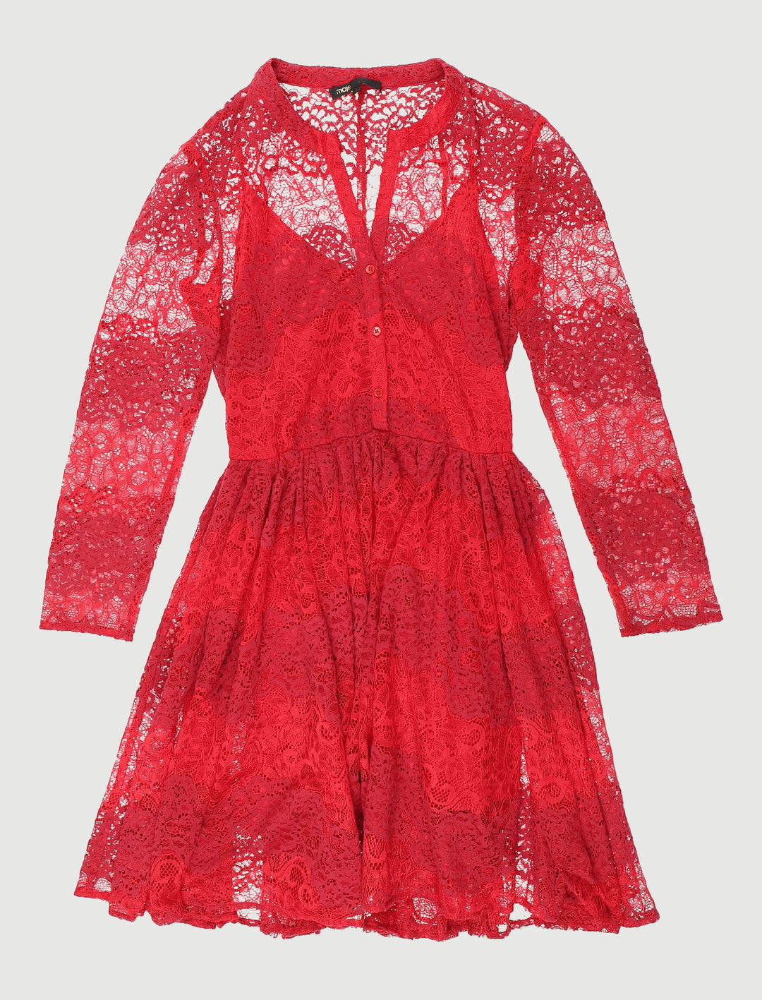 Robe En Dentelle Bicolore - Taille S/36
