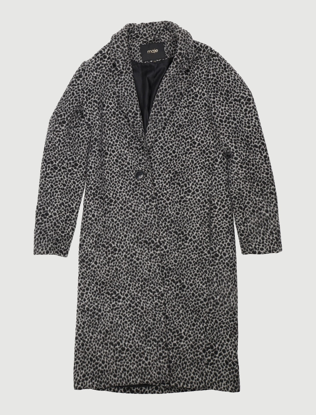 Manteau Long Imprimé Léopard - Taille S/36