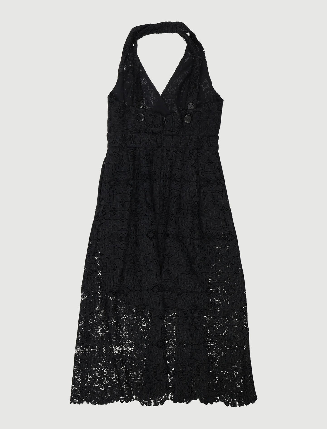 Robe Longue En Guipure De Dentelle - Taille M/38