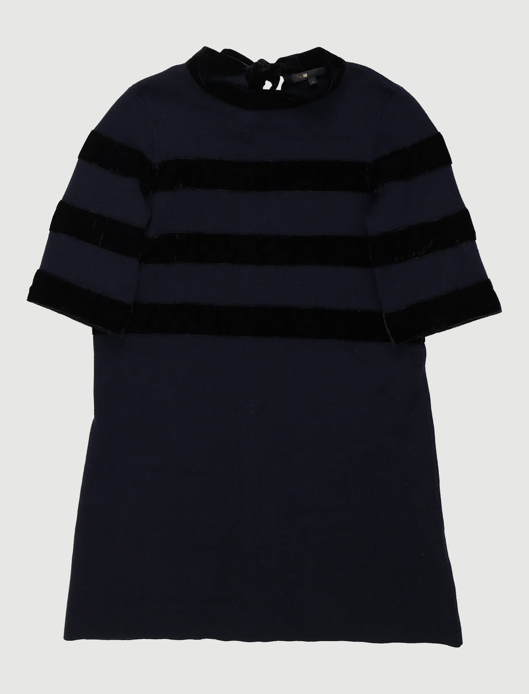 Robe Courte En Maille Bloquée - Taille L/40