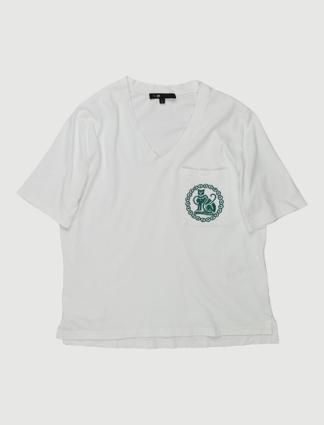 Tee-Shirt En Coton Avec Broderie - Taille S/36