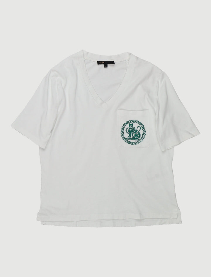 Tee-Shirt En Coton Avec Broderie - Taille S/36