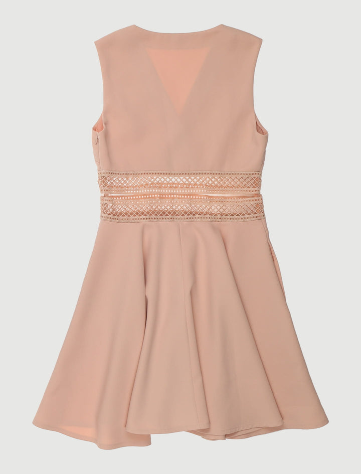 Robe Avec Incrustation De Broderies - Taille M/38