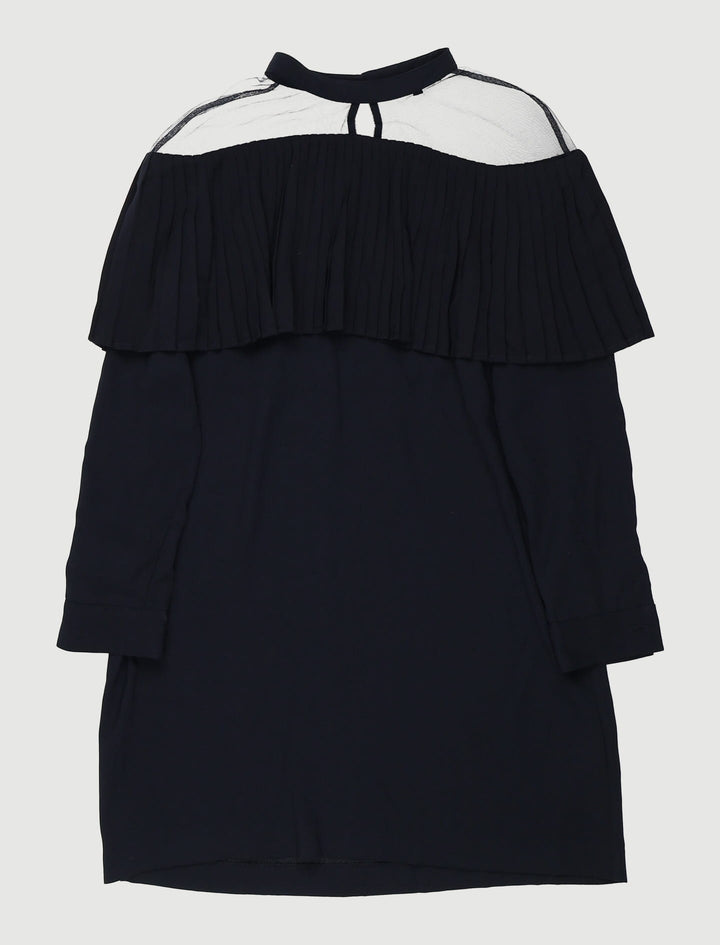 Robe Avec Volant Plissé En Crêpeâ - Taille L/40