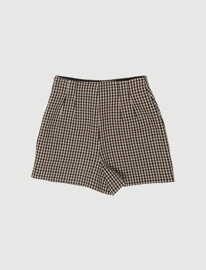 Short Court À Carreaux - Taille S/36