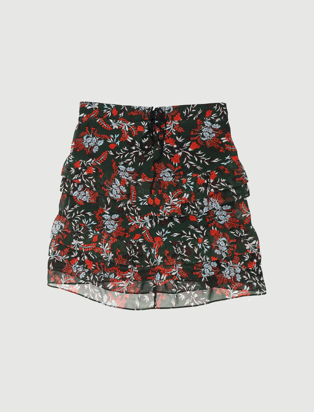 Jupe Courte Imprimée Asymétrique - Taille S/36