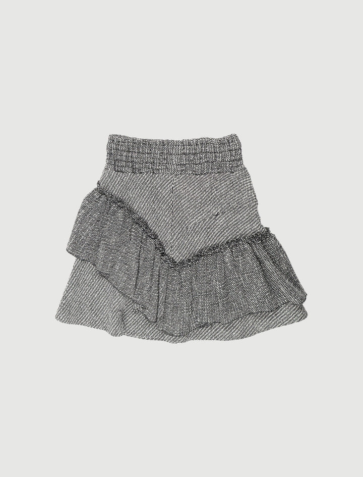 Jupe Jacquard Avec Volants - Taille L/40