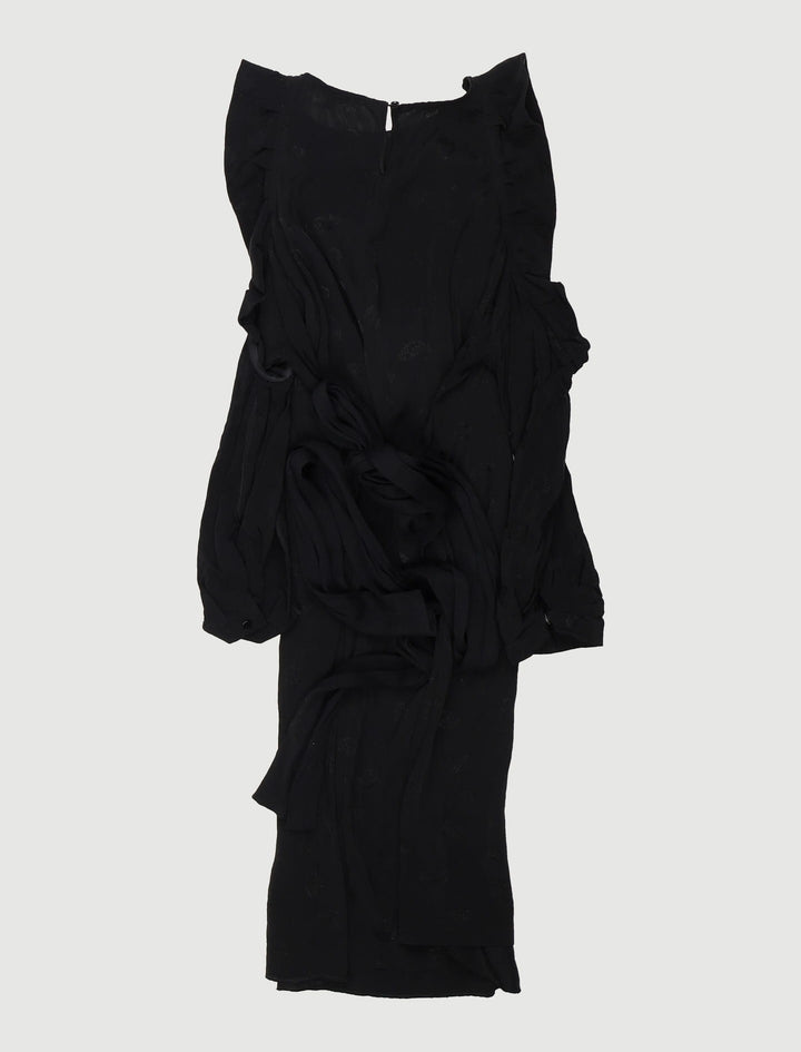 Robe Imprimée Avec Épaules Dénudées - Taille S/36