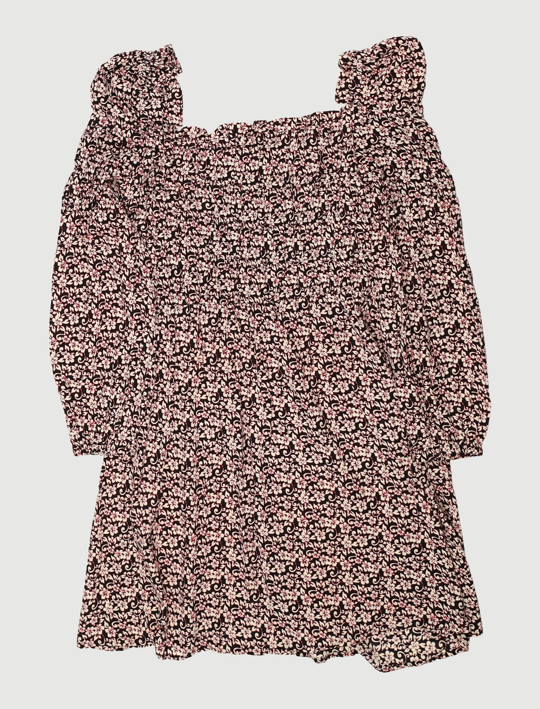 Robe Courte Avec Imprimé Floral - Taille L/40