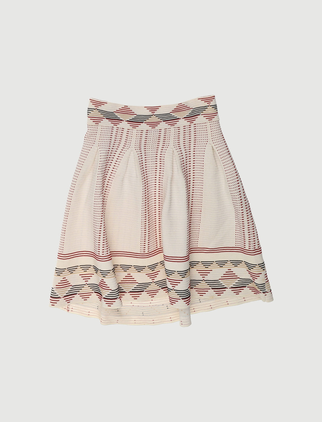 Jupe Courte En Maille Striée - Taille S/36