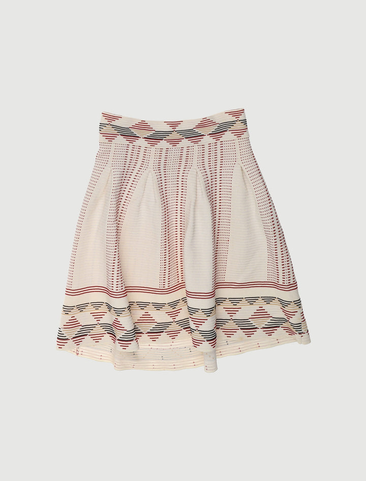 Jupe Courte En Maille Striée - Taille S/36