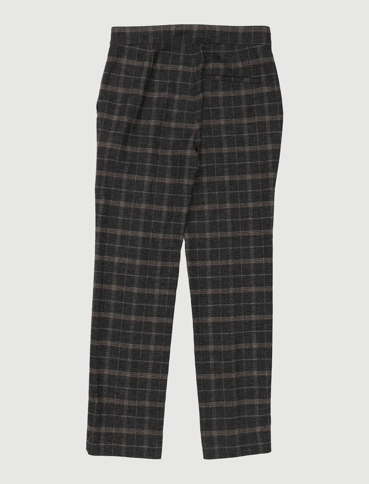 Pantalon Cigarette En Tartan - Taille XS/34