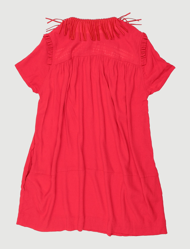 Robe Fluide Avec Broderies - Taille M/38