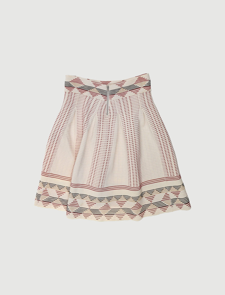 Jupe Courte En Maille Striée - Taille S/36
