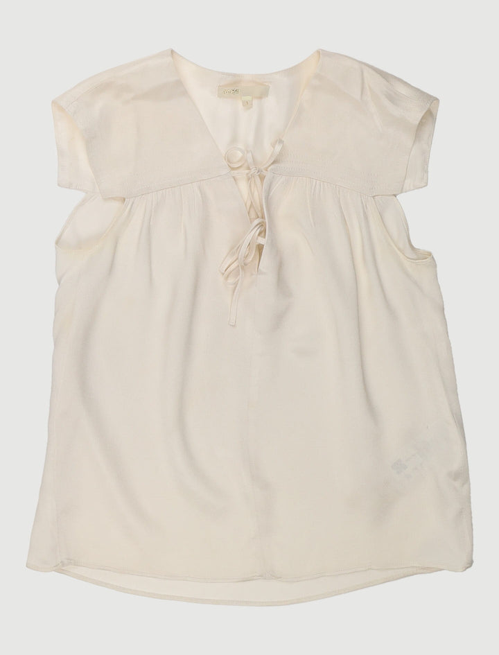 Top En Satin À Col Marin - Taille S/36