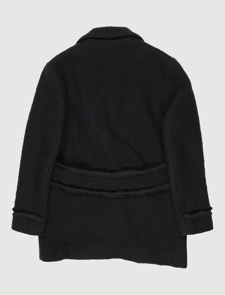 Veste Mi-Longue En Tweed - Taille S/36