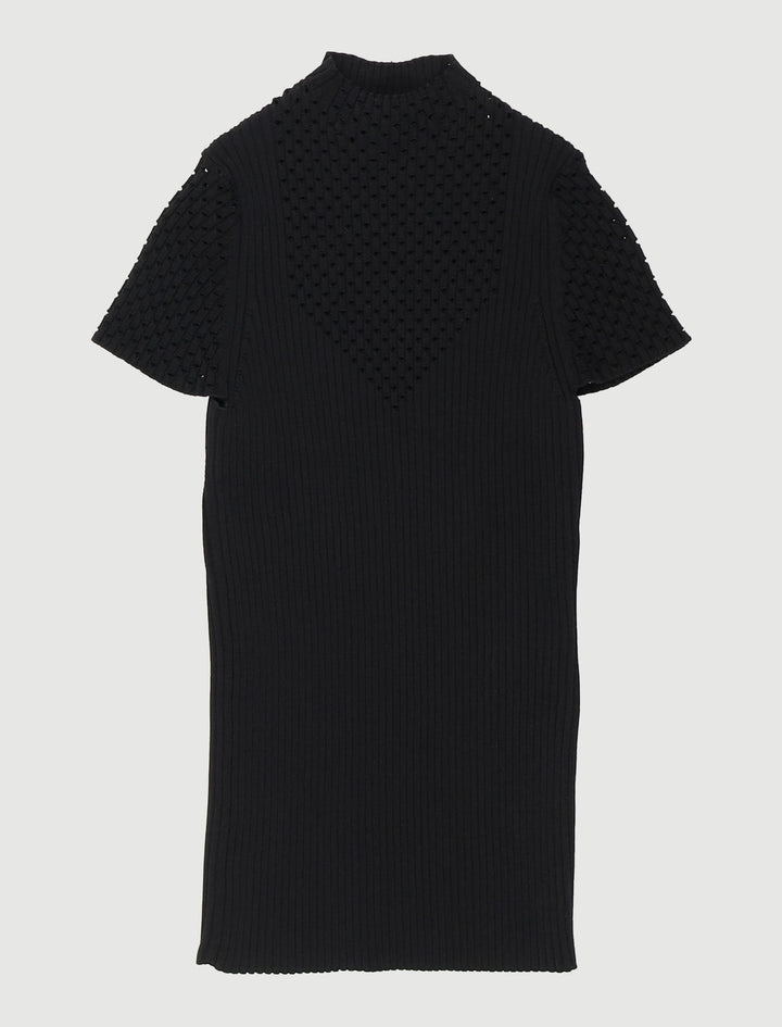 Pull En Maille Côtelée Avec Jours - Taille M/38