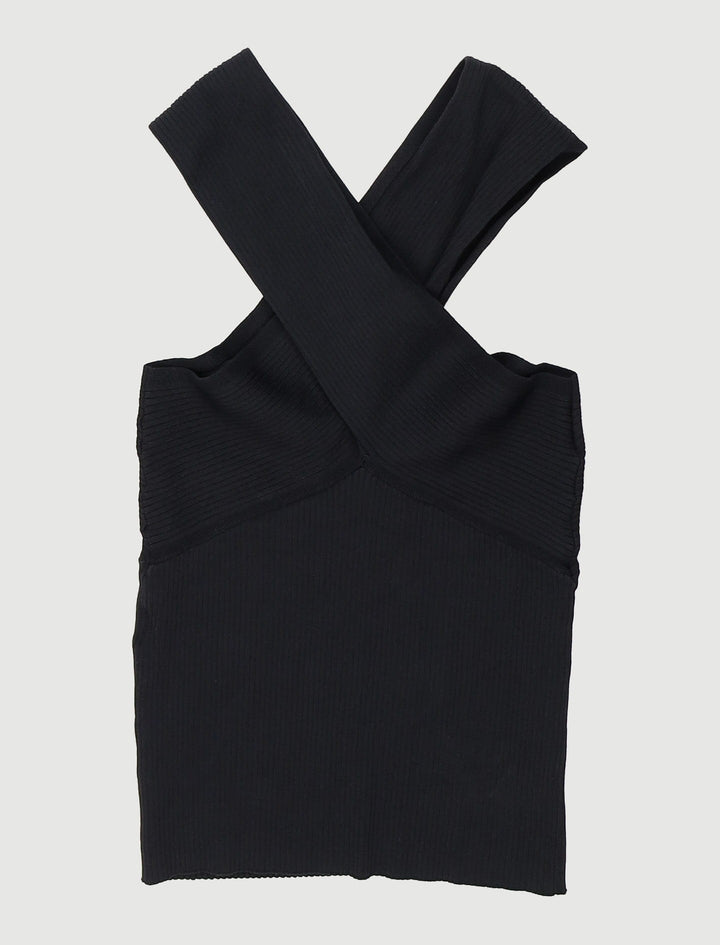 Top Sans Manches En Maille Côtelée - Taille L/40