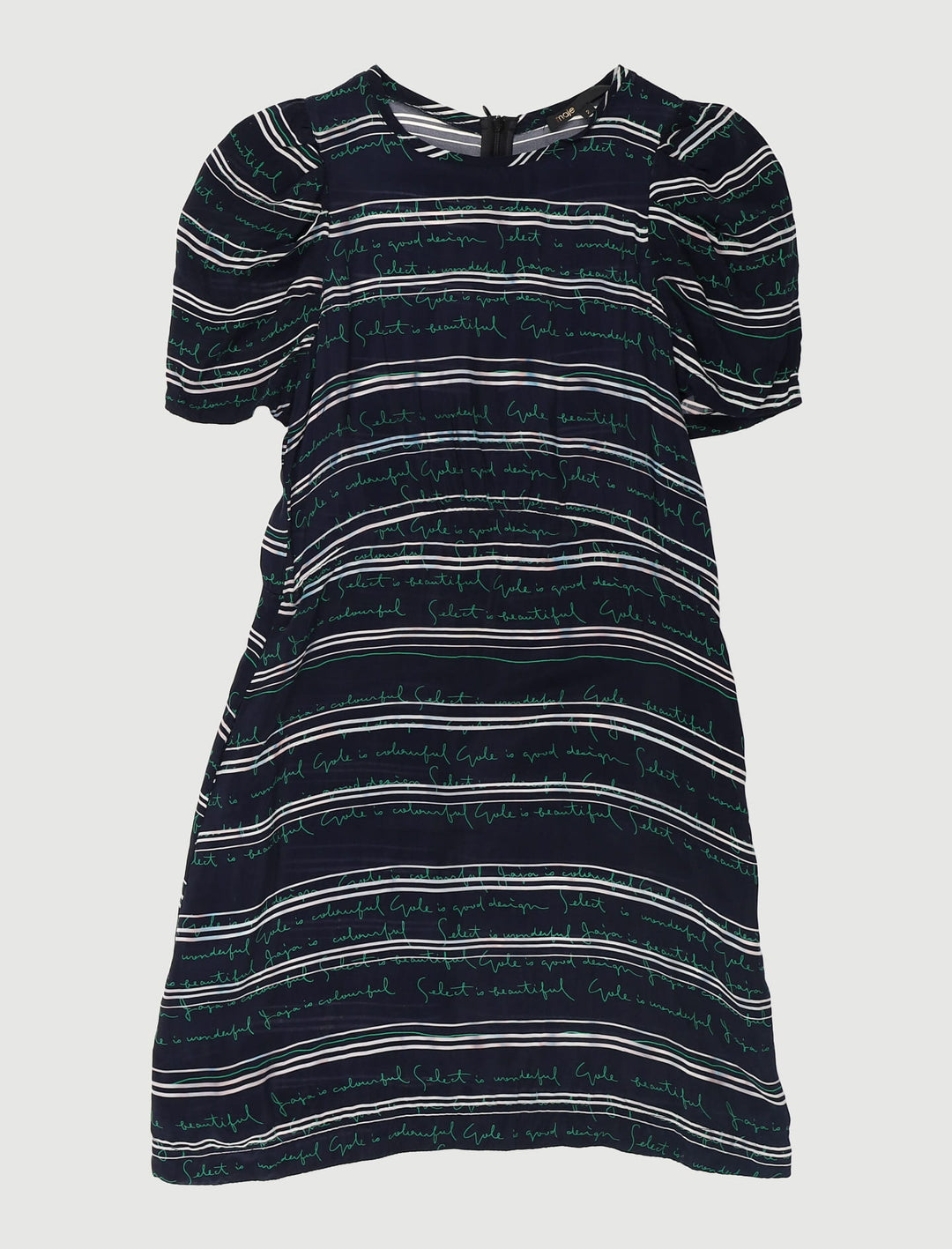 Robe Courte Avec Inscriptions - Taille M/38