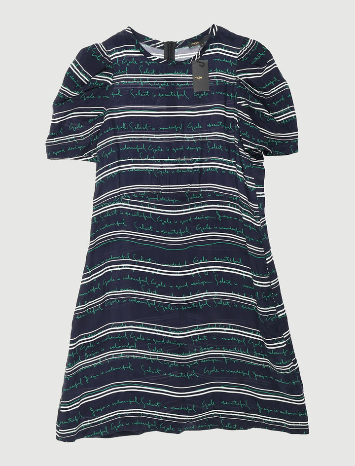 Robe Courte Avec Inscriptions - Taille L/40