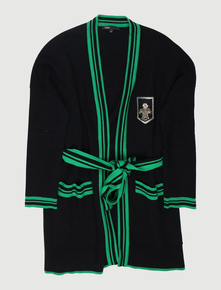 Gilet Mi-Long Avec Écusson - Taille L/40