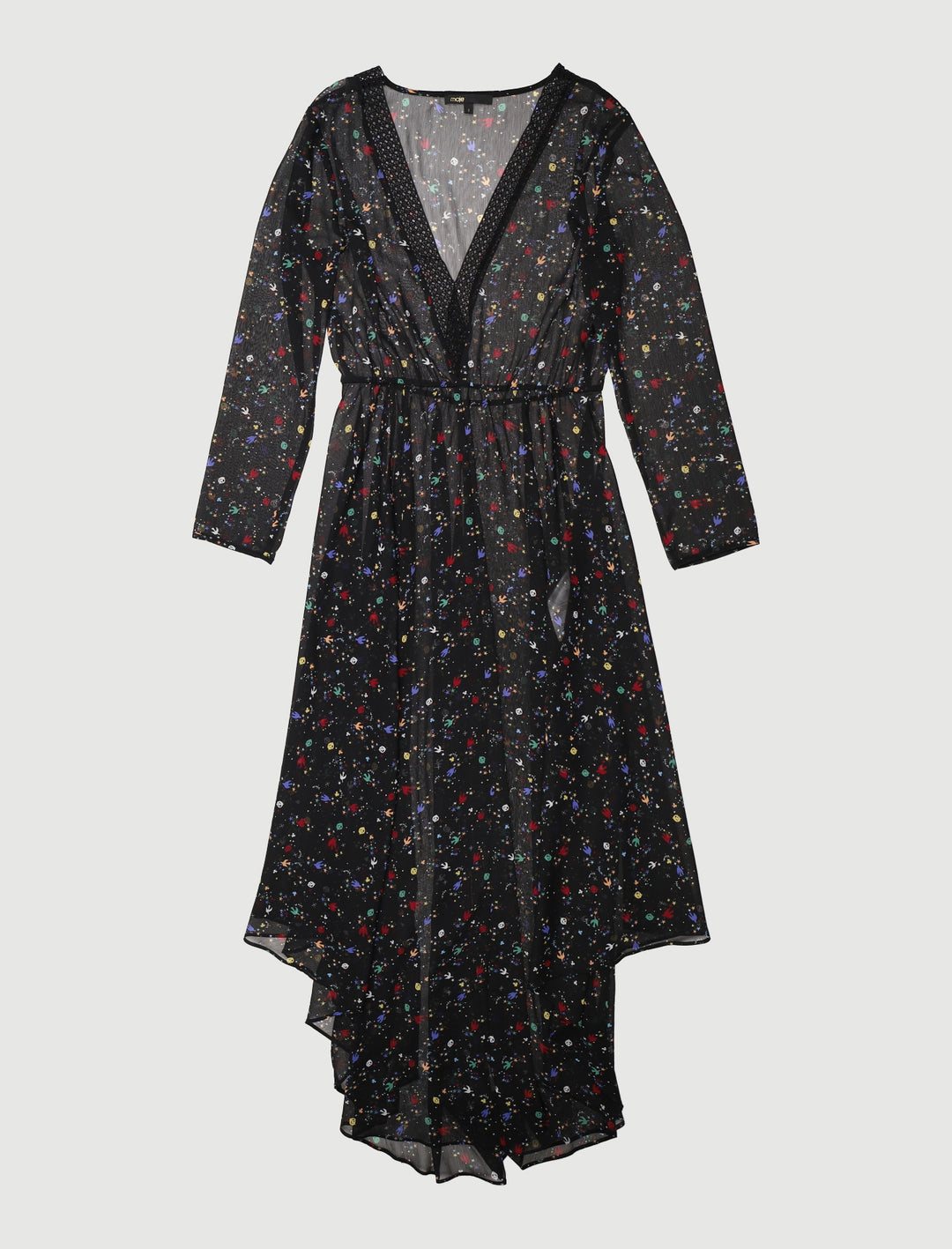 Robe Longue En Mousseline Imprimée - Taille L/40