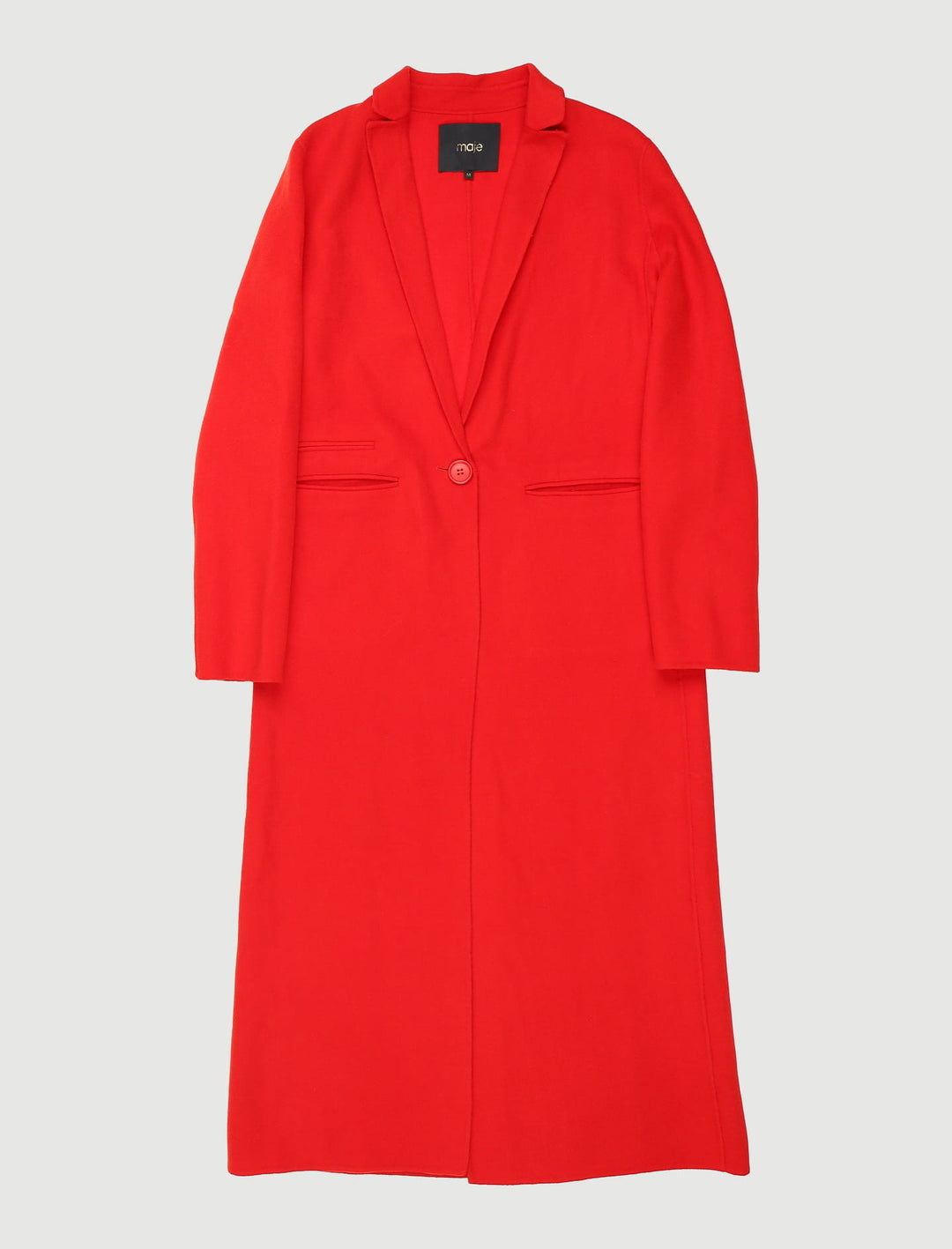 Manteau Long En Laine Double Face - Taille S/36