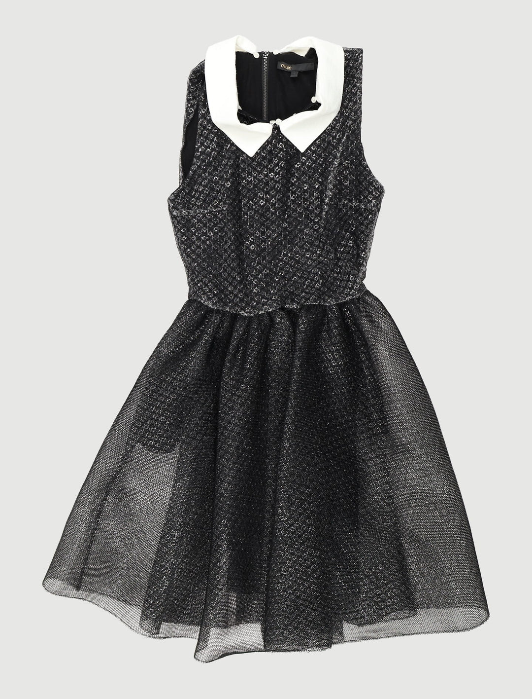 Robe Sans Manches En Tulle Et Lurex - Taille S/36
