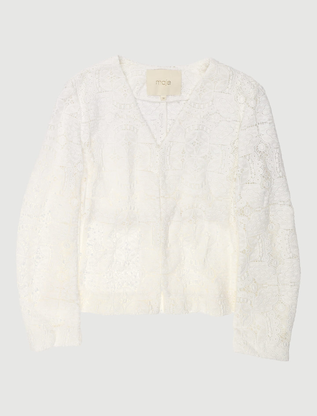 Veste Courte En Guipure De Dentelle - Taille S/36